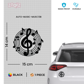 Music Journey Sticker for Adventure Seekers